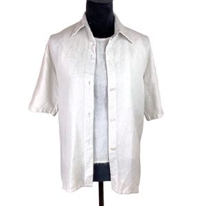 VINTAGE SILK AND PASHMINA HIMALAYAN SHIRT TWIN SET HANDMADE IN NEPAL